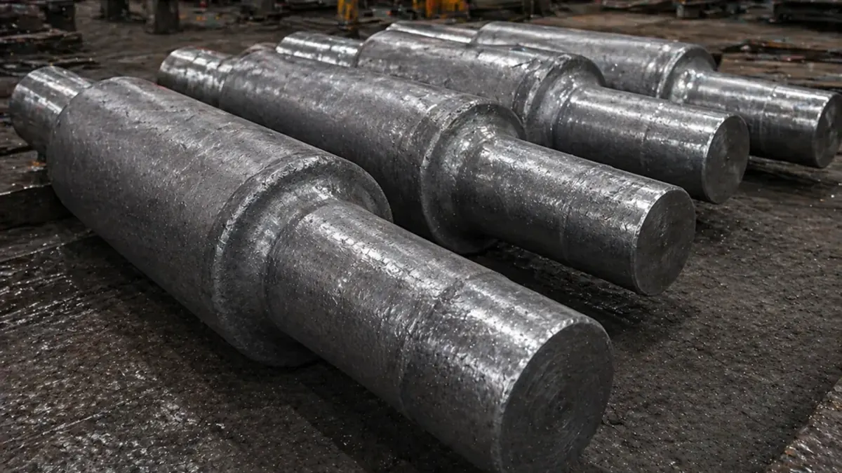 EN8 vs EN19 Forged Shafts: A Buyer Selection Guide technical concept visual for industrial forging buyers