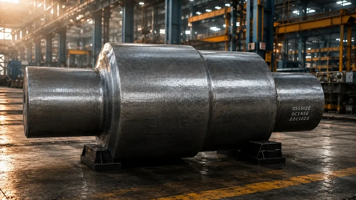 How Roll Neck Geometry Affects Forged Roll Performance technical concept visual for industrial forging buyers