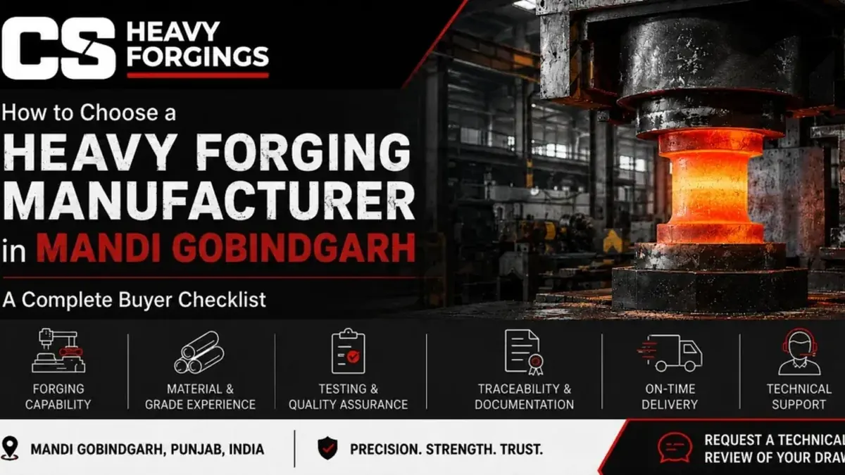 How Section Changes Affect an Open-Die Forging Route technical concept visual for industrial forging buyers