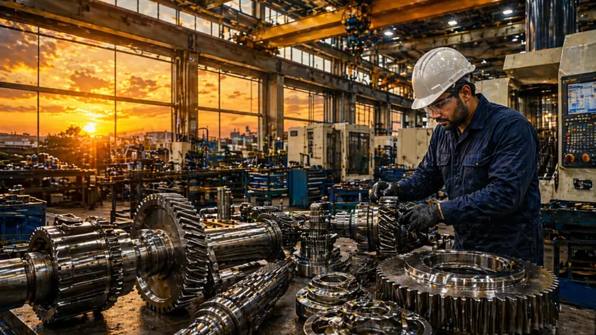 Straightness Control in Long Forged Shafts technical concept visual for industrial forging buyers