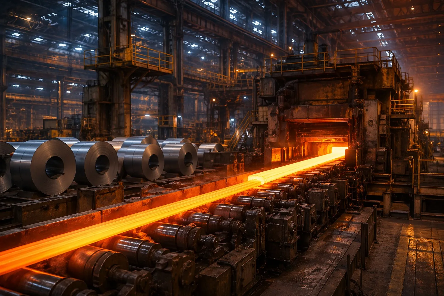 Industrial alloy steel forging quality control facility